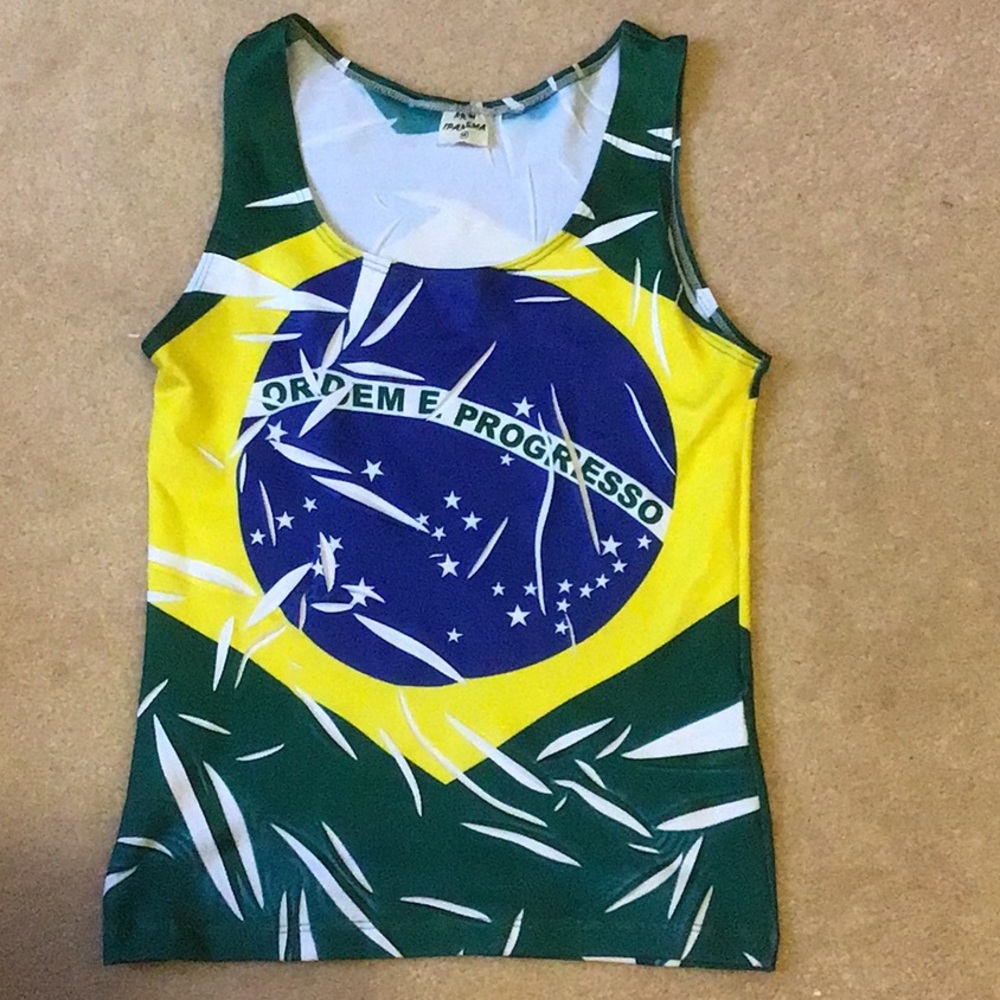 NWOT, Made in Brazil tank top, Size S
